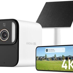 Brand new - 4k solar panel security camera